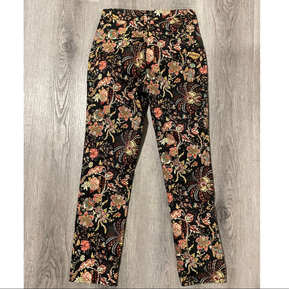 H&M Fall Harvest Pants Size 4, Flowers, Professional trousers, work bottoms